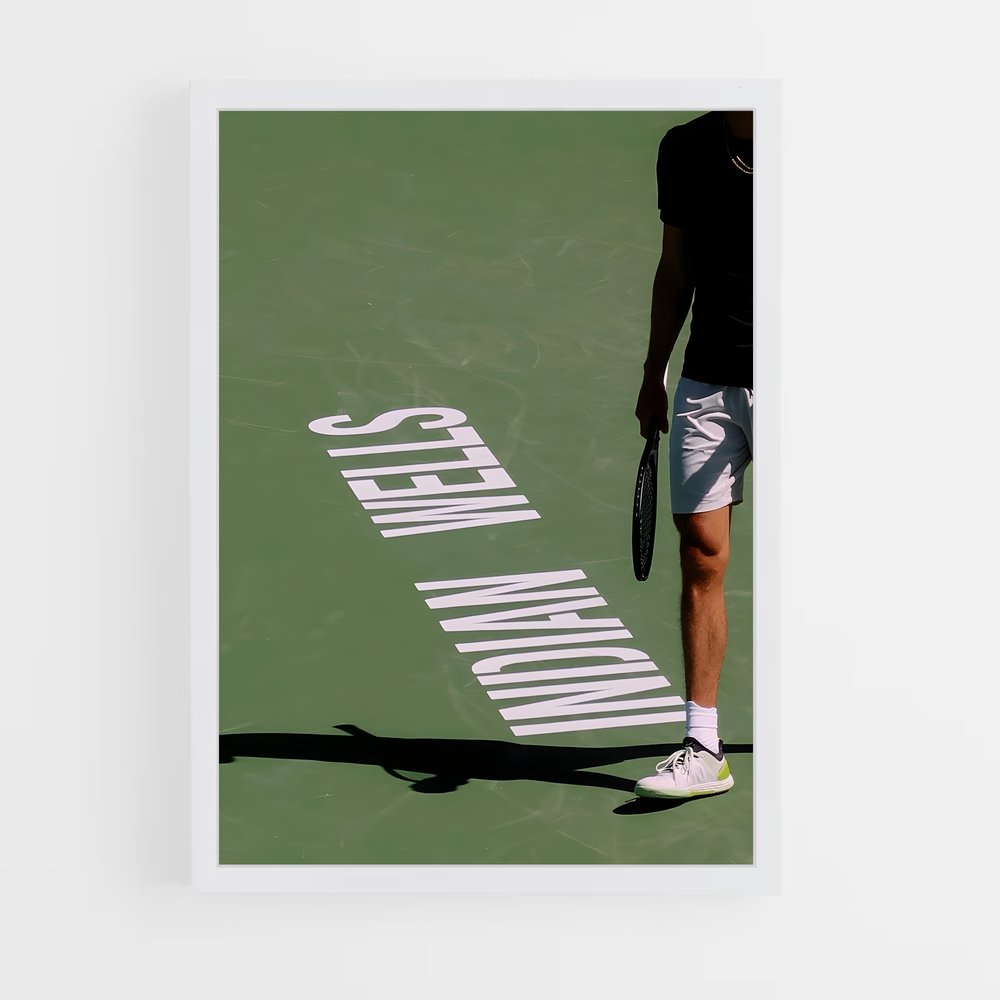 Poster Indian wells – affiche Tennis (vue 3)